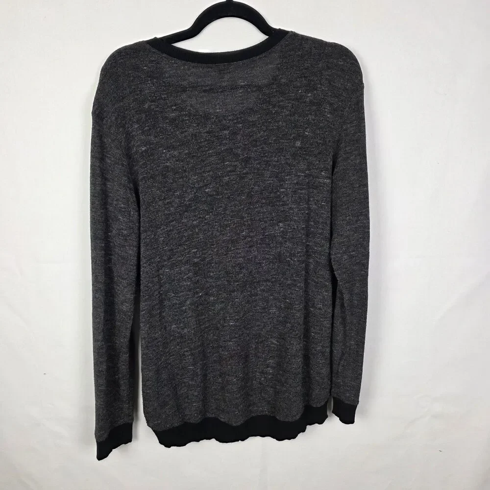Aritzia Wilfred Berri T-shirt Sweater Slouchy Women's Gray Sz‎ Medium Minimalist
